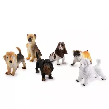 Apli Kids, набор сенсорных игрушек, собачки, 6 шт.