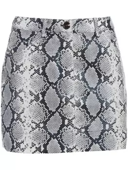 Apparis кожаная юбка Gretchen, белый