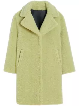 Apparis однобортное пальто Anei с заостренными лацканами, черный