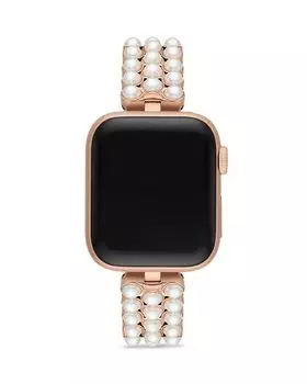Apple Watch Браслет из искусственного жемчуга, 38 мм, 40 мм и ампер; 41 мм kate spade new york, цвет Pink