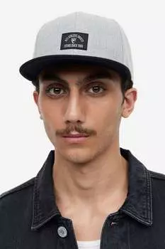 Аппликационная шапка H&M, серый