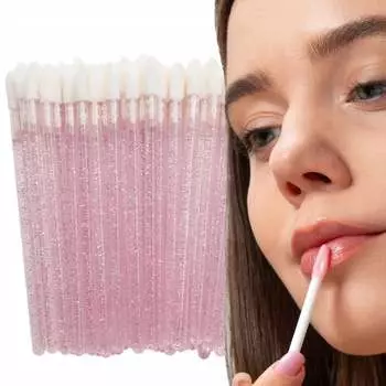 Аппликатор для блеска для губ, помады, ресниц, бровей, макияжа 50 штук Maxim