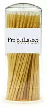 Аппликаторы для микроресниц, золотой, Projectlashes, x100 Project Lashes