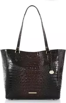 Апрельская объемная сумка с эффектом омбре Melbourne Brahmin, цвет Cocoa