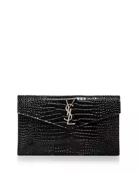 Аптаун Клатч Saint Laurent, цвет Black