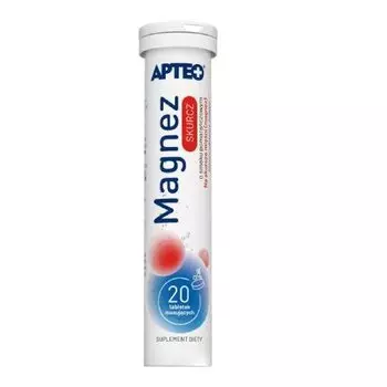 Apteo, Магниевые судороги, апельсиновый вкус, 20 таблеток Inna marka