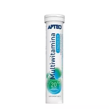 Apteo, Мультивитамины с магнием, 20 таблеток. Игристый Inna marka