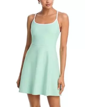 AQUA Платье с регулируемыми бретелями - Эксклюзив AQUA, зеленый