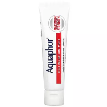 Aquaphor, Мазь для снятия зуда, максимальная сила, без отдушек, 1 унция (28 г)