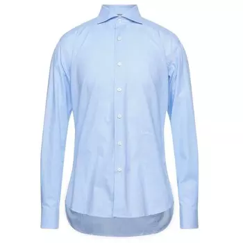 Aquascutum Chic Оксфордская хлопковая мужская рубашка, цвет Light Blue
