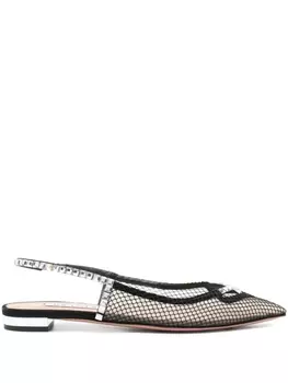 Aquazzura балетки Forbidden Love, черный