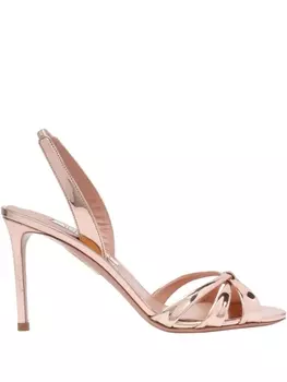 Aquazzura босоножки на каблуке, розовый