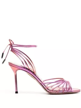 Aquazzura босоножки Straight To Heaven 90, розовый