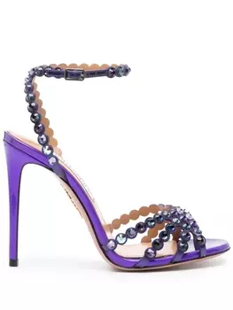 Aquazzura босоножки Tequila 105, фиолетовый