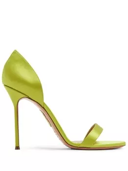 Aquazzura босоножки Uptown 105, зеленый