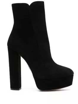 Aquazzura ботильоны Sue 140, черный