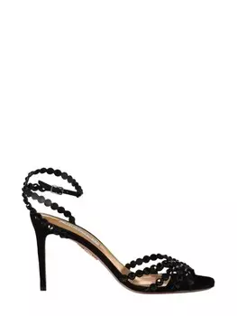 Aquazzura сандалии Tequila 85 мм, черный
