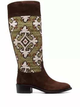 Aquazzura сапоги Petra 45, коричневый