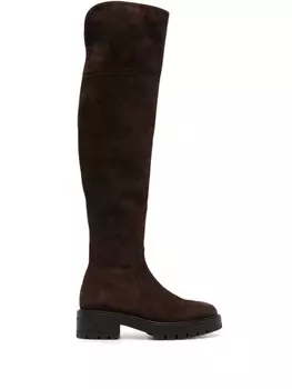 Aquazzura сапоги Whitney 50, коричневый