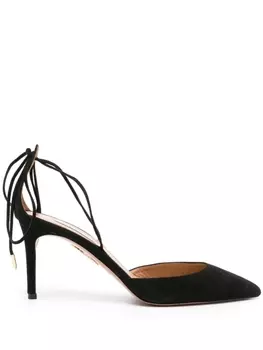 Aquazzura туфли Cherry 75, черный