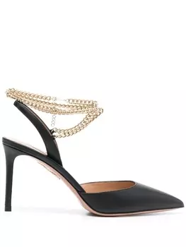 Aquazzura туфли Flash 95, черный