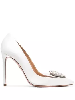 Aquazzura туфли Love Me 105, белый