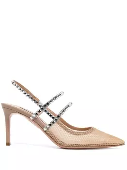 Aquazzura туфли Martini, нейтральный цвет
