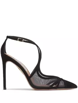 Aquazzura туфли Shear 105, черный