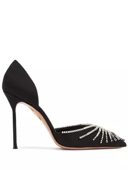 Aquazzura туфли Sunshine 105, черный