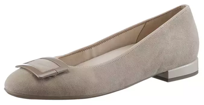 Ara ballerina "SIENA", каблук "котенок", туфли-лодочки, деловая обувь комфортной ширины H = очень широкая, цвет Sand