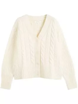 Аран кардиган Chinti & Parker, белый