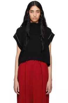 Аранский жилет Y'S, черный