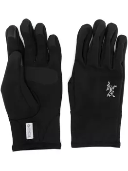 Arc'teryx перчатки Venta с вышитым логотипом, черный