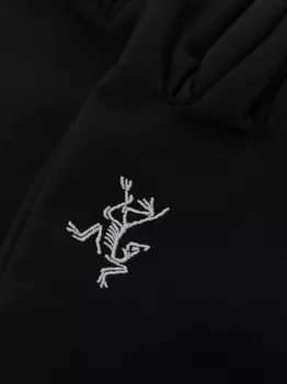 Arc'teryx перчатки Venta с вышитым логотипом, черный