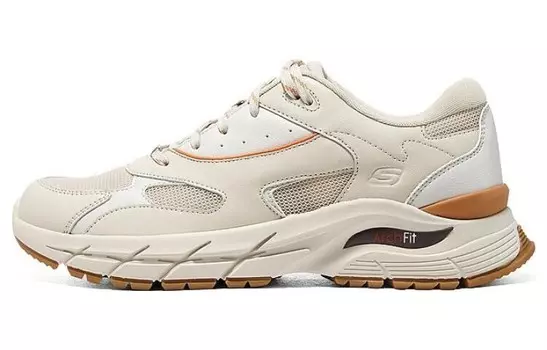 ARCH FIT BAXTER Кроссовки для жизни мужские с низким верхом серо-коричневого цвета Skechers