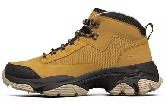 ARCH FIT D"LITES Кроссовки мужские высокие пшенично-желтые/черные Skechers