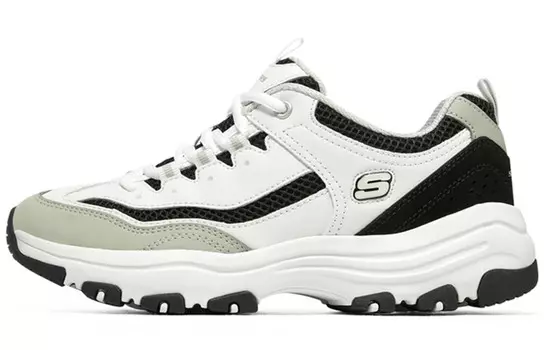 ARCH FIT D"LITES Кроссовки женские низкие белые/серые/черные Skechers
