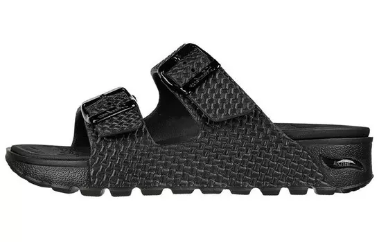 ARCH FIT FOOTSTEPS Шлепанцы женские черные Skechers