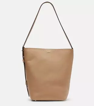 Archetipo Средняя кожаная сумка через плечо Max Mara, Clay