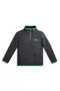 Archie унисекс детский эко флис с молнией 1/4 Weird Fish, синий