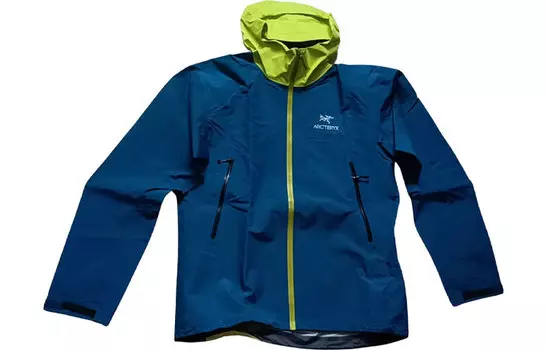 Arcteryx Мужская уличная куртка, цвет Blue and yellow color-blocking/Forcefield/Sprint