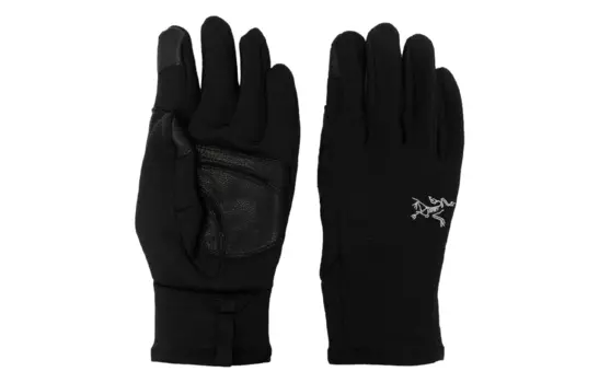 Arcteryx Перчатки из полиэстера и эластана, мужские, черные