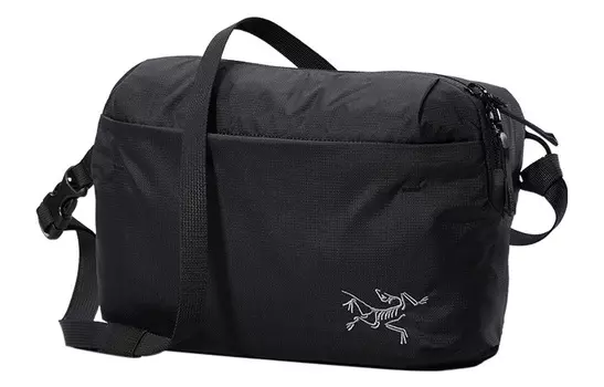 Arcteryx Поясная сумка 6 л, сумка через плечо, походная сумка, нейлон, черный унисекс