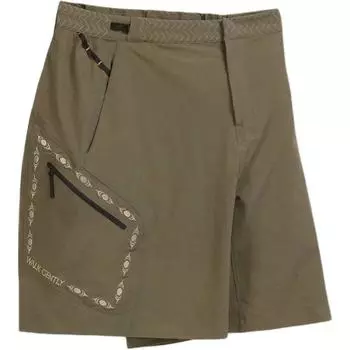 Arcteryx Повседневные шорты унисекс, серия Walk Gently, весна-лето 24, Eislen, винтажные, зелено-серые/тацу