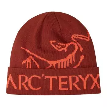Arcteryx Шапка-бини унисекс из переработанного полиэстера, кирпично-красная