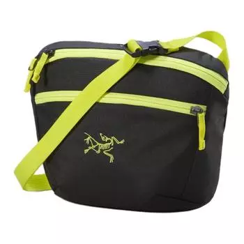 Arcteryx Сумка для активного отдыха Mantis 2,5 л из полиэстера, черная и неоново-зеленая, унисекс