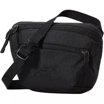Arcteryx Сумка для походов 1,5 л из переработанного полиэстера, черная, унисекс