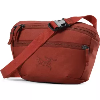Arcteryx Сумка-кошелек Mantis, сумка через плечо, поясная сумка из переработанного полиэстера, красная, унисекс