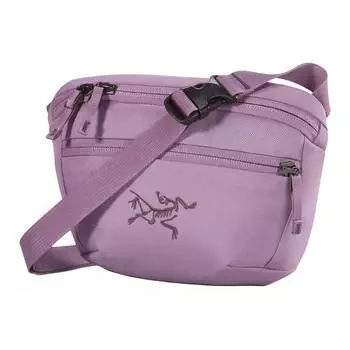 Arcteryx Сумка на плечо Mantis 1,5 л, сумка через плечо, поясная сумка, сумка для активного отдыха, переработанный полиэстер, Xingji, фиолетовая, унисекс
