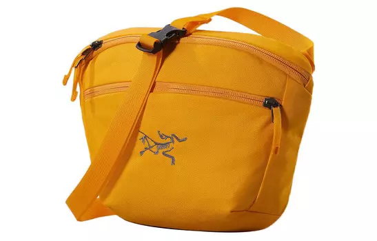 Arcteryx Сумка-пояс Mantis 2,5 л из переработанного полиэстера, желтая, унисекс